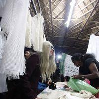 Lady Gaga shopping at the Dilli Haat handicrafts market | Picture 112551